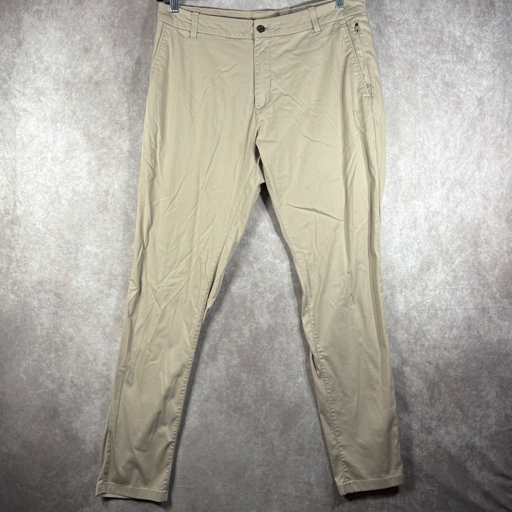 Birddogs Chino Pants Men 36x34 Khaki Slim Fit Stretch Cotton Blend Casual Preppy
